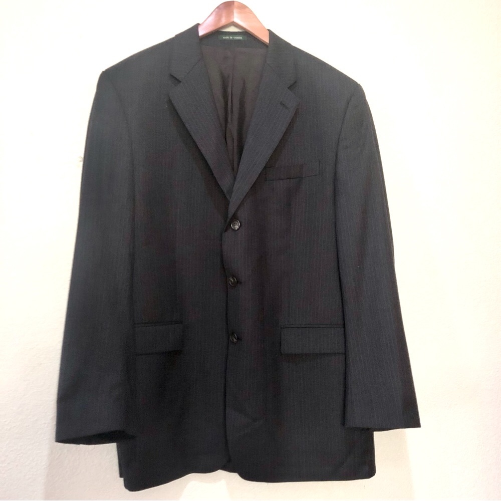 LAUREN Ralph Lauren Blazer 46L Wool Button Coat Jacket Classic Formal